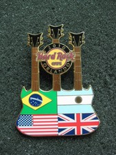 Hard Rock Cafe Pins - ORLANDO HOT 2010 SUMMER FLAG GUITAR!