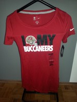 Nike-Damen-Girls-Shirt-Size-XS-NFL Football Tampa Bay Buccaneers - red