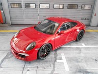 PORSCHE 911 991 Carrera GTS Coupe 2015 dark red rot NEU Schuco 1:18