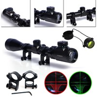 NEU Profi 3-9x40E Luftgewehre Zielfernrohr Mil Dot Rifle Scope 20mm montage
