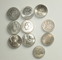 DDR Gedenkmünzen 10 St. Karl Marx Ernst Thälmann Friedrich Schiller usw.