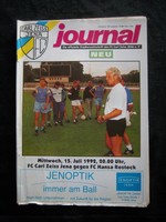 Orig.PRG   2.Bundesliga  1992/93   FC CARL ZEISS JENA - FC HANSA ROSTOCK  !!