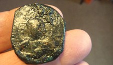 Romanus Iii 1028Ad Authentic Ancient heavy thick Byzantine Coin of Jesus Christ