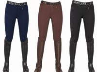 Neue HKM Kinder Vollbesatz Reithose Gr. 122 - 176 in 3 Farben