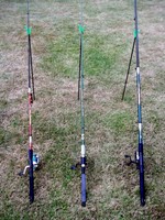 KLASSE ANGELSET 3 RUTEN 3 ROLLEN 3 RUTENHALTER ANGELAUSRÜSTUNG KOMPLETT