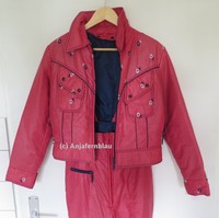 Skianzug Glanznylon Oldschool 40 shiny nylon Nylsuisse Schneeanzug Retro 70er 80