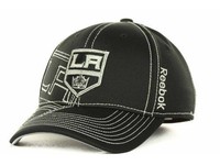 Los Angeles Kings NHL Hockey Reebok Center Ice Flexfit Cap / Kappe NEU Size S/M
