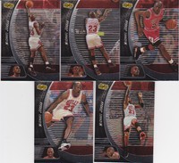 5x MICHAEL JORDAN, Bulls 98-99 UD Ionix 1-5
