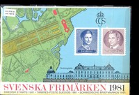 SCHWEDEN JAHRESMAPPE 1981 ** MNH