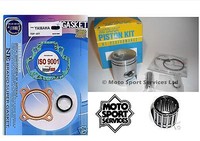 Yamaha PW 50 Mitaka Top End Rebuild Kit Piston 41.50mm Gasket Small End Bearing
