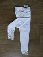 Esperado Reithose Damen Summer breeze weiß Kniebesatz Stoff Gr. 38