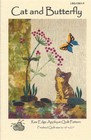 Cat and Butterfly Laundry Basket Quilt Applique Pattern