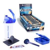 22,50 €/kg ++ IronMaxx - Proteinriegel 32% | 24 Eiweiss Riegel à 35g ++