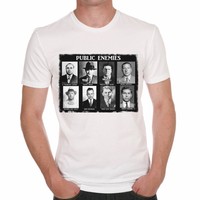Public Enemies Al Capone Scarface Herren T-shirt