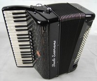 AKKORDEON Paolo Soprani PROFESSIONALE 37/96  96 Bass 4 Chörig + Koffer Accordion