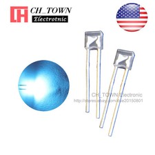 100pcs 2x3x4mm Diffused White Light Rectangle Rectangular Square LED Diodes USA