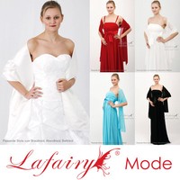 extra breite Stola Brautkleid/Abendkleid Satin/Chiffon viele Farben zur Auswahl