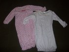 Carter's Cutie Pie 3 6 Months Pink Dots Baby Girl Sleeper Gown Sleep Sack Lot