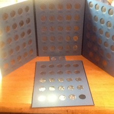 Complete Set Au/Bu/Ms Roosevelt Dimes 1964 - 2016 in Coin Folders;Silver/Clad