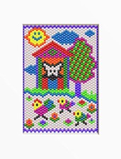 Funny Farm~Beaded Banner Pattern