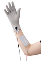 Handschuhelektrode - Textilelektrode Handschuh Reizstrom TENS EMS Elektromassage