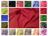 100% Uni Baumwolle Popeline Kleid Stoff Material Solide Farben 111.8cm 112cm A-L