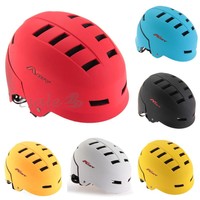 Skaterhelm Helm für Fahrrad Skateboard Roller Damen Herren Verstellbar 6 Farben