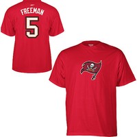 NFL Football Name&Number T-Shirt TAMPA BAY BUCCANEERS Josh Freeman #5 red Logo
