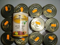 12x Landfleisch 400g Dosen Geflügel und Reis(VE)