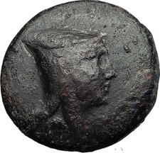 AMISOS in PONTUS 120BC Mithradates VI Quiver Authentic Ancient Greek Coin i58338