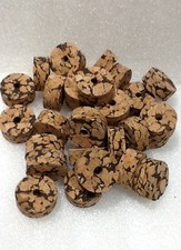 Cork Rings 4 Light Mix Burl 1 1/4" x 1/2" x 1/4" Hole