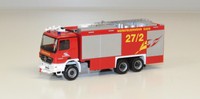 Herpa 048705 H0 Mercedes-Benz Actros M 02 Universallöschfahrzeug "EADS" NEU-OVP