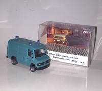 Wiking 1:87 H0, Mercedes 507D,LKA Delaborierfahrz. Polizei,Lechtoys Sondermodell