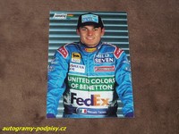 Giancarlo FISICHELLA - 1998 Benetton Karte/card 10x15 cm