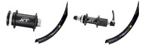 Shimano Deore XT 788 785 Mavic EN521 15mm-QR Laufradsatz 26" MTB Disc CL schwarz