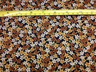 Bernartex 100% Cotton GOLD MINI FLORAL Top Quality Quilt Fabric / Per Half Yard