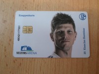 Knappenkarte Schalke 04 Klaas Jan huntelare Weiße Serie