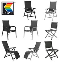 Kettler Basic Plus Klappsessel Klappstuhl Stapelsessel Relaxsessel Gartenmöbel