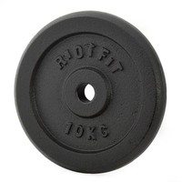 RioFit 10 Kg  Hantelscheibe Hantel-Scheibe Gewichte Scheiben 30/31mm Guss
