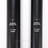 Sattelstützen Alu schwarz Fahrrad Sattelstütze  27,2/ 31,6MM