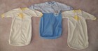3 Carters Baby Fleece Sleep Sacks Pajamas Size 0-6 Months Yellow Ducks Blue Lot