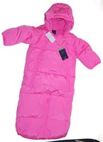 Baby Gap Girls Pink Warmest Convertible Snowsuit Bunting 3-6 mos NEW NWT