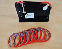 Beutel-Verschluss-Set:   Beutel-Verschluss-Maschine + 10 x Vinyl-Verschluss-Tape