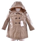 NEW GUCCI 265395 BABY CHILDREN'S GG GUCCISSIMA CRYSTAL HOOD RAIN JACKET~6-9 MOS