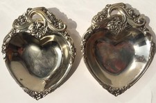 New listing
Vintage Japan "Tarnish-Resistant" Heart-Shaped Silver Candy Dish