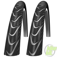 2x Schwalbe Marathon Supreme HD 26" 50-559 Fahrrad Reifen Pannenschutz Draht