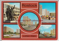 (99659) AK Rostock Lütten Klein, Mehrbildkarte, 1983