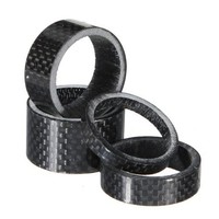 Fahrrad Carbon Spacer Schwarz A-head 1-1/8" Zoll 5/10/15/20mm Set ET