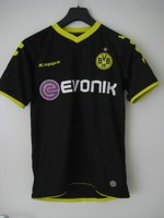 BVB Trikot Gr. 176 / S / 36 38 Borussia Dortmund Kappa Evonik schwarz gelb Shirt
