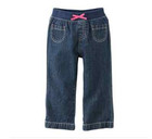Jumping Beans baby Girls Denim Jeans Pants Bottoms Dark Blue NWT 9M 9 Months NWT